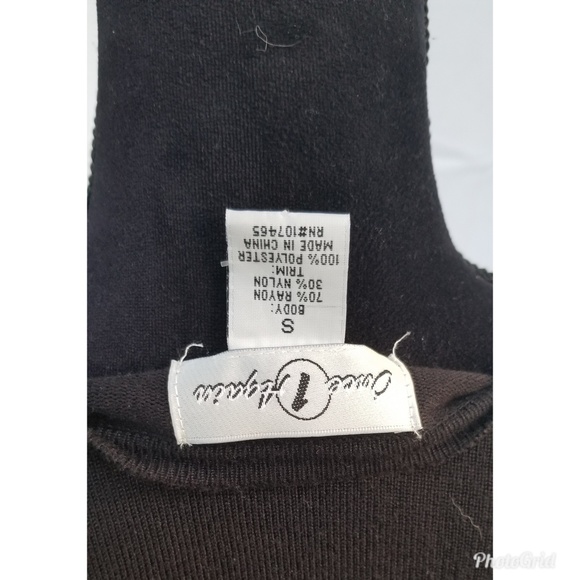 Once 1 Again Small Black Faux Fur Cardigan - Picture 3 of 6